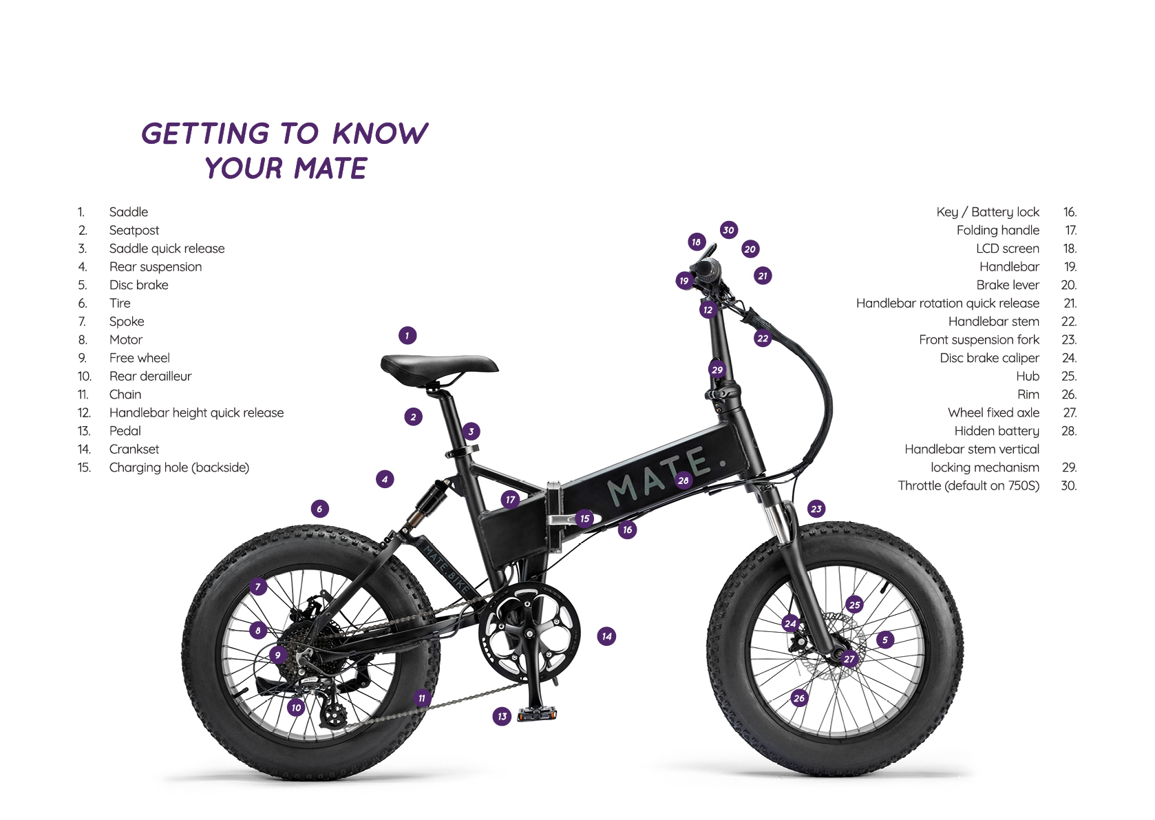 mate x folding bike